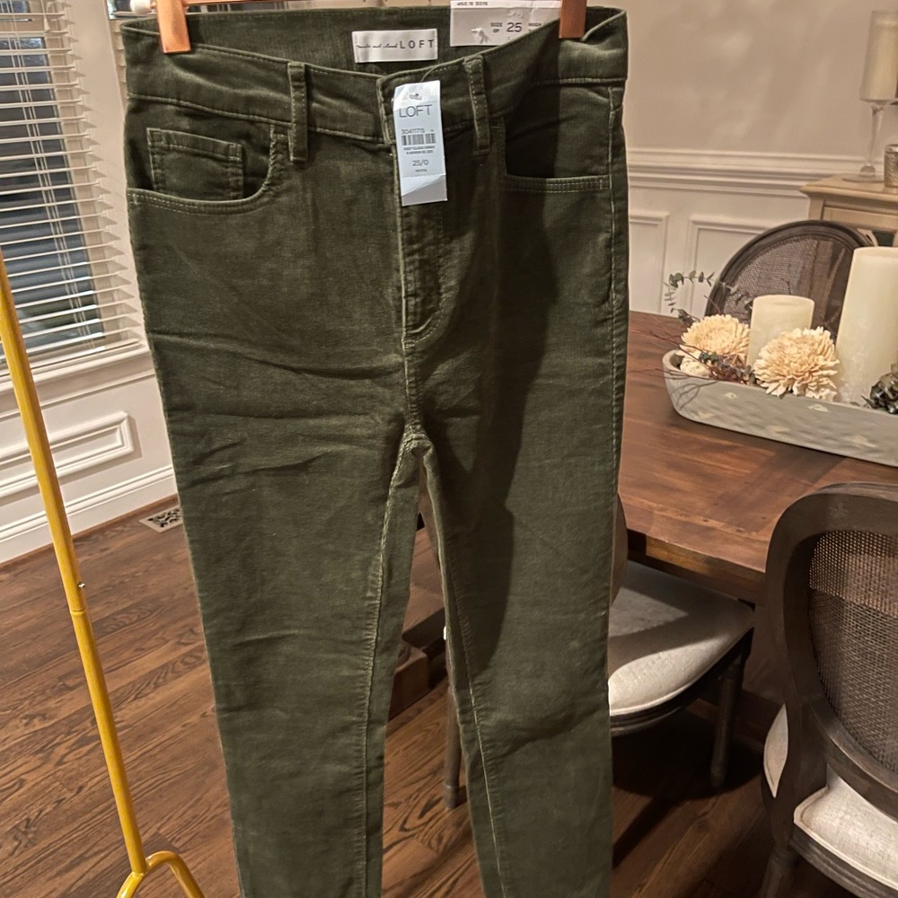 Ann Taylor Loft - Made and Loved Corduroy High Skinny Waist Pants